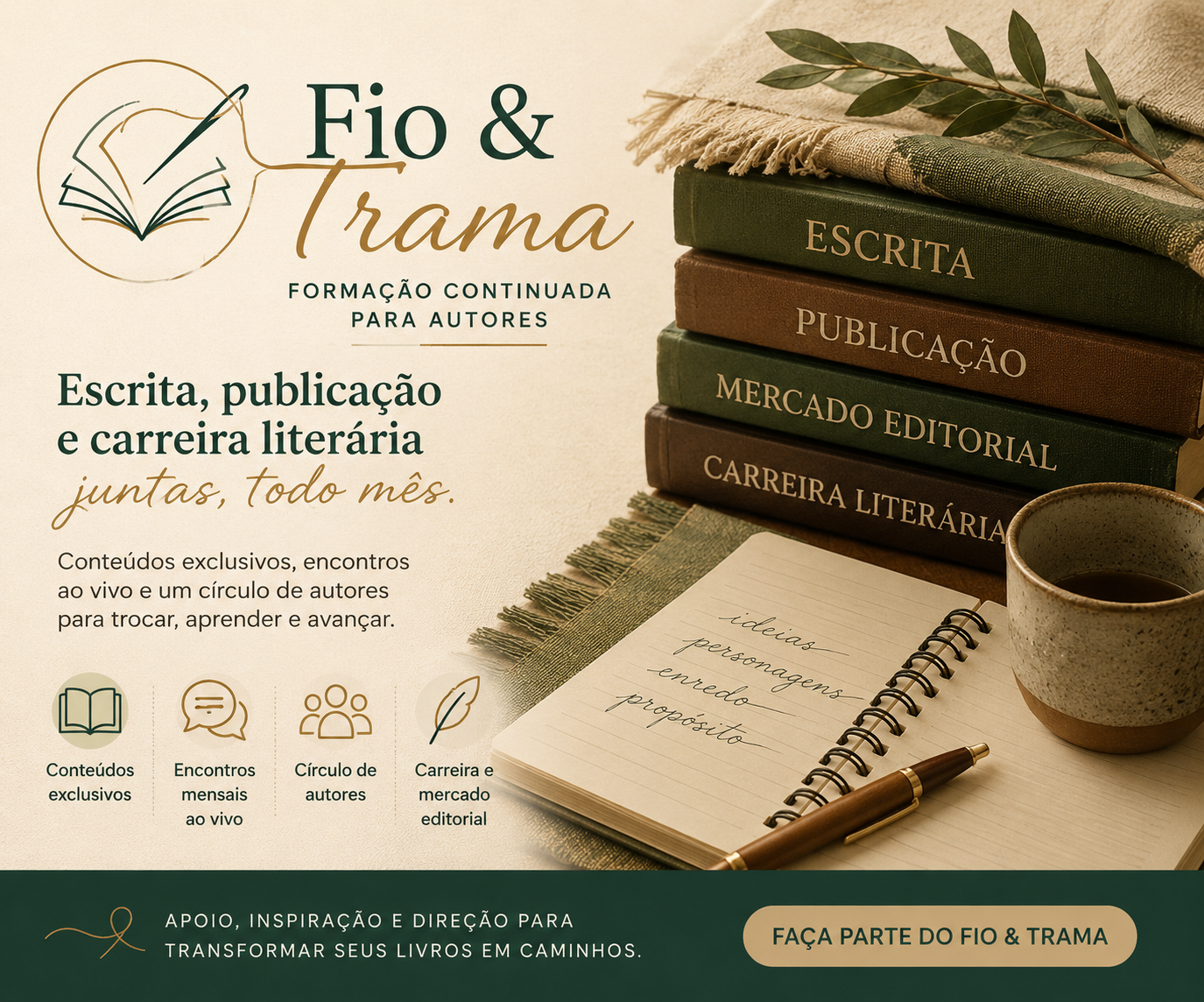 Fio & Trama — Formação Continuada para Autores
